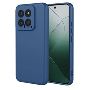 Htdmobiles Coque pour Xiaomi 14 5G - housse etui silicone gel fine + verre trempe - BLEU FONCE - pas cher