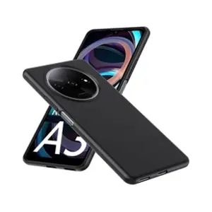Htdmobiles Coque pour Xiaomi Redmi A3 / Poco C61 4G - housse etui silicone gel fine + film ecran - NOIR -