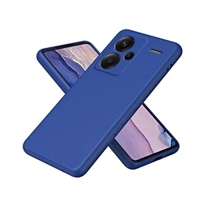 Comparateur de prix : Htdmobiles Coque pour Xiaomi Redmi Note 13 Pro+ Plus 5G - housse etui silicone gel fine + verre trempe - BLEU FONCE -