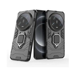 Htdmobiles Coque pour Xiaomi 14 Ultra 5G - housse etui rigide anti choc + verre trempe - NOIR - pas cher