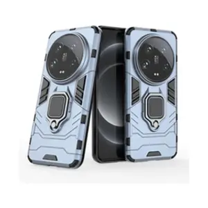 Htdmobiles Coque pour Xiaomi 14 Ultra 5G - housse etui rigide anti choc + verre trempe - BLEU FONCE pas cher