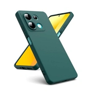 Coque pour Xiaomi Redmi Note 13 5G - housse etui silicone gel fine + verre trempe - VERT -