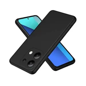 Comparateur de prix : HTDMOBILES Coque pour Xiaomi Redmi Note 13 4G - housse etui silicone gel fine + film ecran - NOIR