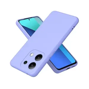 Comparateur de prix : HTDMOBILES Coque pour Xiaomi Redmi Note 13 4G - housse etui silicone gel fine + film ecran - MAUVE