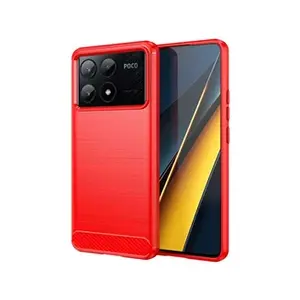 Htdmobiles Coque Xiaomi Redmi K70E 5G/Poco X6 Pro 5G - Rouge pas cher