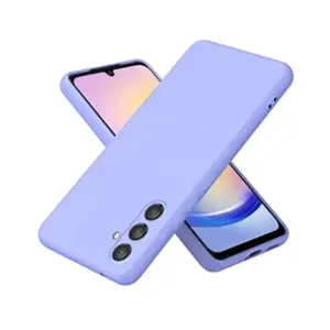 HTDMOBILES Samsung Galaxy A24/A25 Coque Silicone Gel - Mauve pas cher