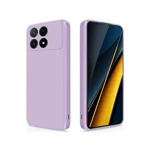 Comparateur de prix : Coque pour Xiaomi Redmi K70E 5G / Poco X6 Pro 5G - housse etui silicone gel fine + film ecran - MAUVE -