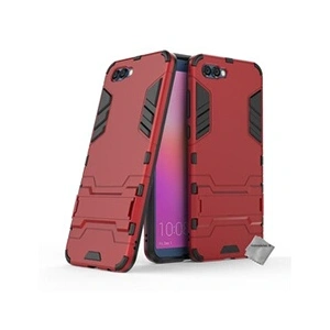 Htdmobiles Housse etui coque rigide anti choc pour Huawei Honor View 10 avec verre trempe - ROUGE pas cher