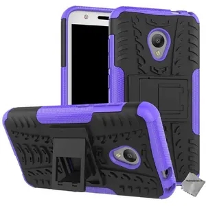Htdmobiles Coque rigide anti choc pour Alcatel U5 + film ecran - MAUVE pas cher
