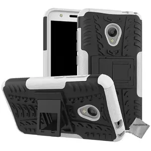 Htdmobiles Coque rigide Alcatel U5 + film écran - Blanc pas cher