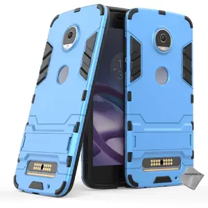 Htdmobiles Coque Motorola Moto Z2 Play - Bleu pas cher
