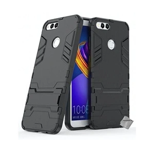 Htdmobiles Housse etui coque rigide anti choc pour Huawei Honor 7X avec verre trempe - NOIR pas cher