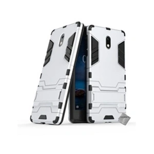 Htdmobiles Housse etui coque rigide anti choc pour Nokia 3 avec film ecran - ARGENT pas cher