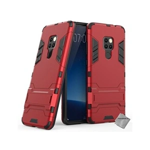 Htdmobiles Housse etui coque rigide anti choc pour Huawei Mate 20 + film ecran - ROUGE - pas cher