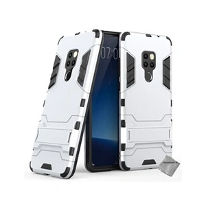 Htdmobiles Housse etui coque rigide anti choc pour Huawei Mate 20 + film ecran - ARGENT - pas cher
