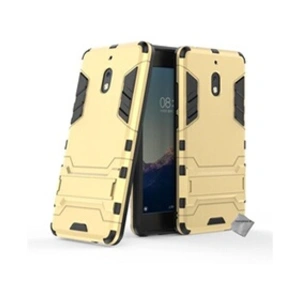 Htdmobiles Housse etui coque rigide anti choc pour Nokia 2.1 (2018) avec verre trempe - OR pas cher