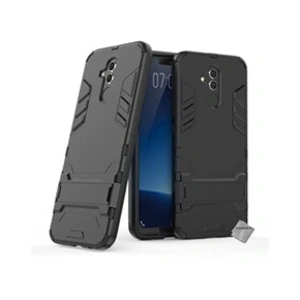 Htdmobiles Housse etui coque rigide anti choc pour Huawei Mate 20 Lite avec verre trempe - NOIR pas cher