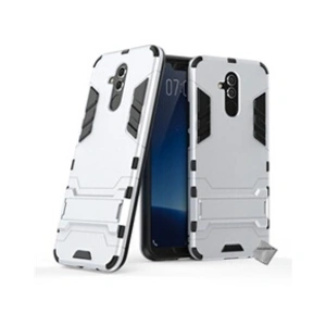 Htdmobiles Housse etui coque rigide anti choc pour Huawei Mate 20 Lite avec verre trempe - ARGENT pas cher