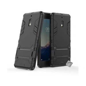 Htdmobiles Housse etui coque rigide anti choc pour Nokia 2.1 (2018) avec film ecran - NOIR pas cher