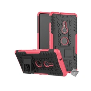 Htdmobiles Housse etui coque rigide anti choc pour Sony Xperia XZ3 + film ecran - ROSE - pas cher