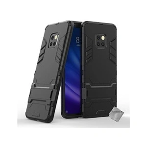 Htdmobiles Housse etui coque rigide anti choc pour Huawei Mate 20 Pro + verre trempe - NOIR - pas cher