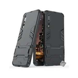 Htdmobiles Housse etui coque rigide anti choc pour Huawei P20 Pro avec verre trempe - NOIR pas cher