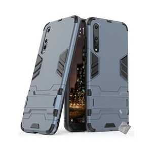 Htdmobiles Housse etui coque rigide anti choc pour Huawei P20 Pro avec verre trempe - BLEU FONCE pas cher