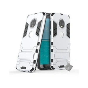 Coque rigide anti choc pour Motorola Moto G6 - HTDMOBILES - ARGENT pas cher