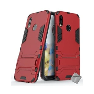 Htdmobiles Housse etui coque rigide anti choc pour Huawei P20 Lite avec verre trempe - ROUGE pas cher