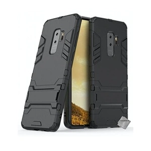Htdmobiles Coque Antichoc pour Samsung Galaxy S9+ avec Verre Trempé - Noir pas cher