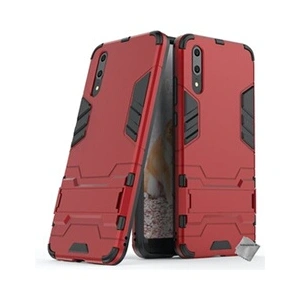 Htdmobiles Housse etui coque rigide anti choc pour Huawei P20 avec verre trempe - ROUGE pas cher