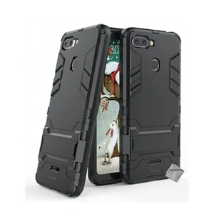 Htdmobiles Housse etui coque rigide anti choc pour Xiaomi Redmi 6A avec verre trempe - NOIR pas cher