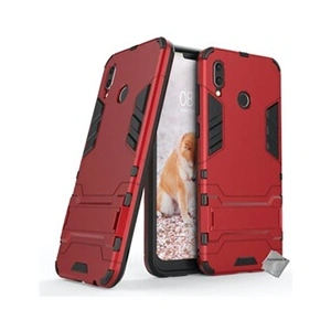 Htdmobiles Housse etui coque rigide anti choc pour Huawei Honor Play avec film ecran - ROUGE pas cher