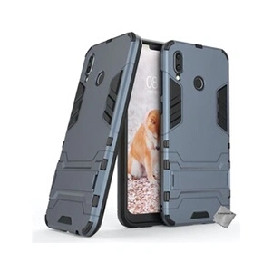 Htdmobiles Housse etui coque rigide anti choc pour Huawei Honor Play avec verre trempe - BLEU FONCE pas cher