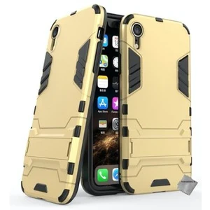 Htdmobiles Housse etui coque rigide anti choc pour Apple iPhone XR + verre trempe - OR pas cher