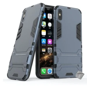 Comparateur de prix : Htdmobiles Housse etui coque rigide anti choc pour Apple iPhone XS Max + verre trempe - BLE