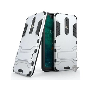Htdmobiles HTD Mobiles Coque Rigide Anti-Choc Nokia 5.1 Plus 2019 - Argent pas cher