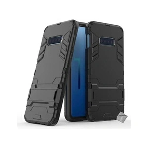 Htdmobiles Housse etui coque rigide anti choc pour Samsung Galaxy S10e + verre trempe - NOIR - pas cher