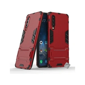 Htdmobiles Housse etui coque rigide anti choc pour Huawei P30 + film ecran - ROUGE - pas cher