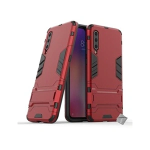 Htdmobiles Housse etui coque rigide anti choc pour Xiaomi Mi 9 + verre trempe - ROUGE - pas cher