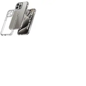 Little Boutik Coque Pour iPhone 15 Pro Max Silicone Transparente Angles Renforces + Verre Trempe pas cher