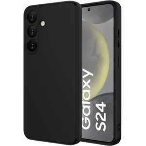 Coque Pour Samsung Galaxy S24 Silicone Noir Little Boutik© pas cher