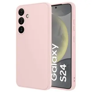 Coque - Little Boutik© - Samsung Galaxy S24 - Silicone Souple - Rose - Mixte pas cher