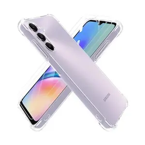 Little Boutik Coque Pour Samsung Galaxy A05S 4G Silicone Transparente Angles Renforces + 2 Verres Trempes pas cher