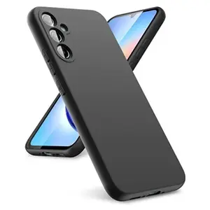 Coque Pour Samsung Galaxy A35 5G Silicone Noir Little Boutik© pas cher