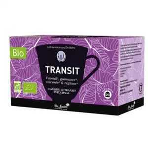 Dr Smith tisane transit bio 20 sachets pas cher