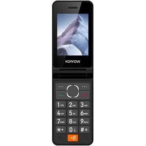 Comparateur de prix : Konrow Konrow Senior Flip (4G - 2.8'' - Avec Station de charge) Noir