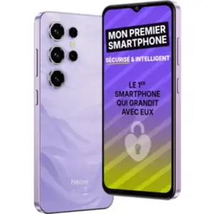 NEOW Safe Plus (Smartphone pour adolescent - 6.6'' - 128 Go, 4 Go RAM)...