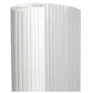 Atout Loisir Canisse en PVC Blanc - 90% d'occultation, L 6 m, Hauteur 1 m pas cher