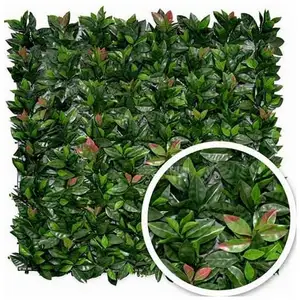 Atout Loisir - Feuillage artificiel photinia 1m x 1m, Long 5 m pas cher